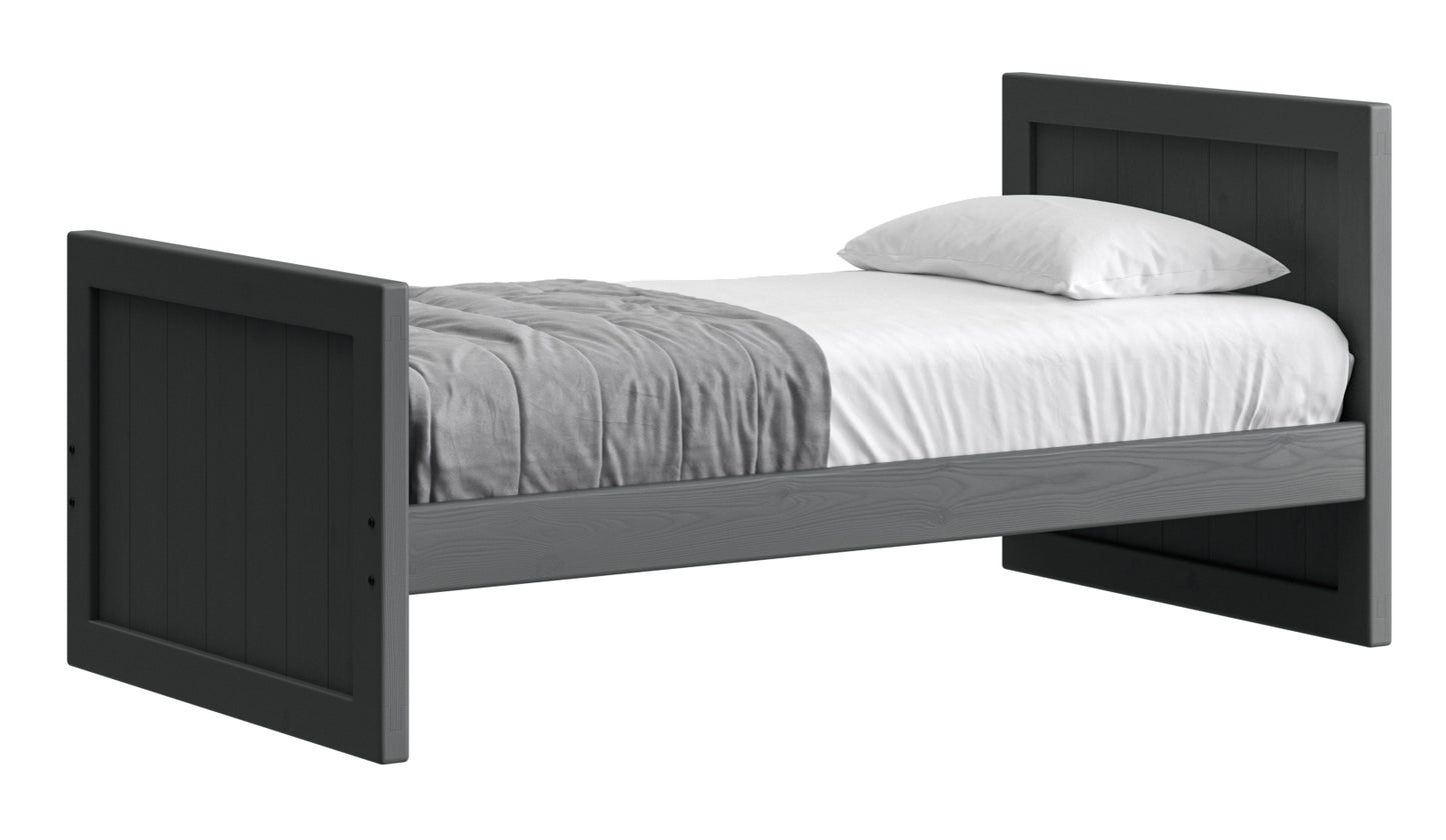 Panel Bed 37"Headboard & 29" Footboard