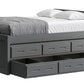 Captain’s Bed 39"HB & 26"FB With Double Trundle/ Drawer