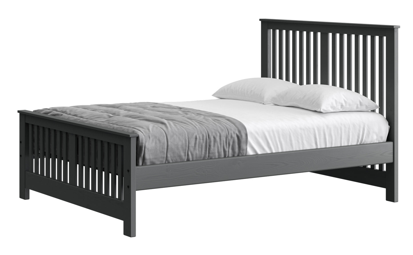 Shaker Bed 44" Headboard & 22"Footboard