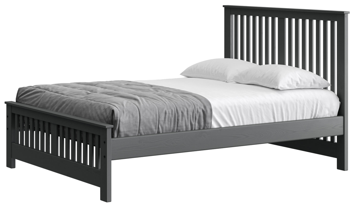 Shaker Bed 44" Headboard & 18"Footboard