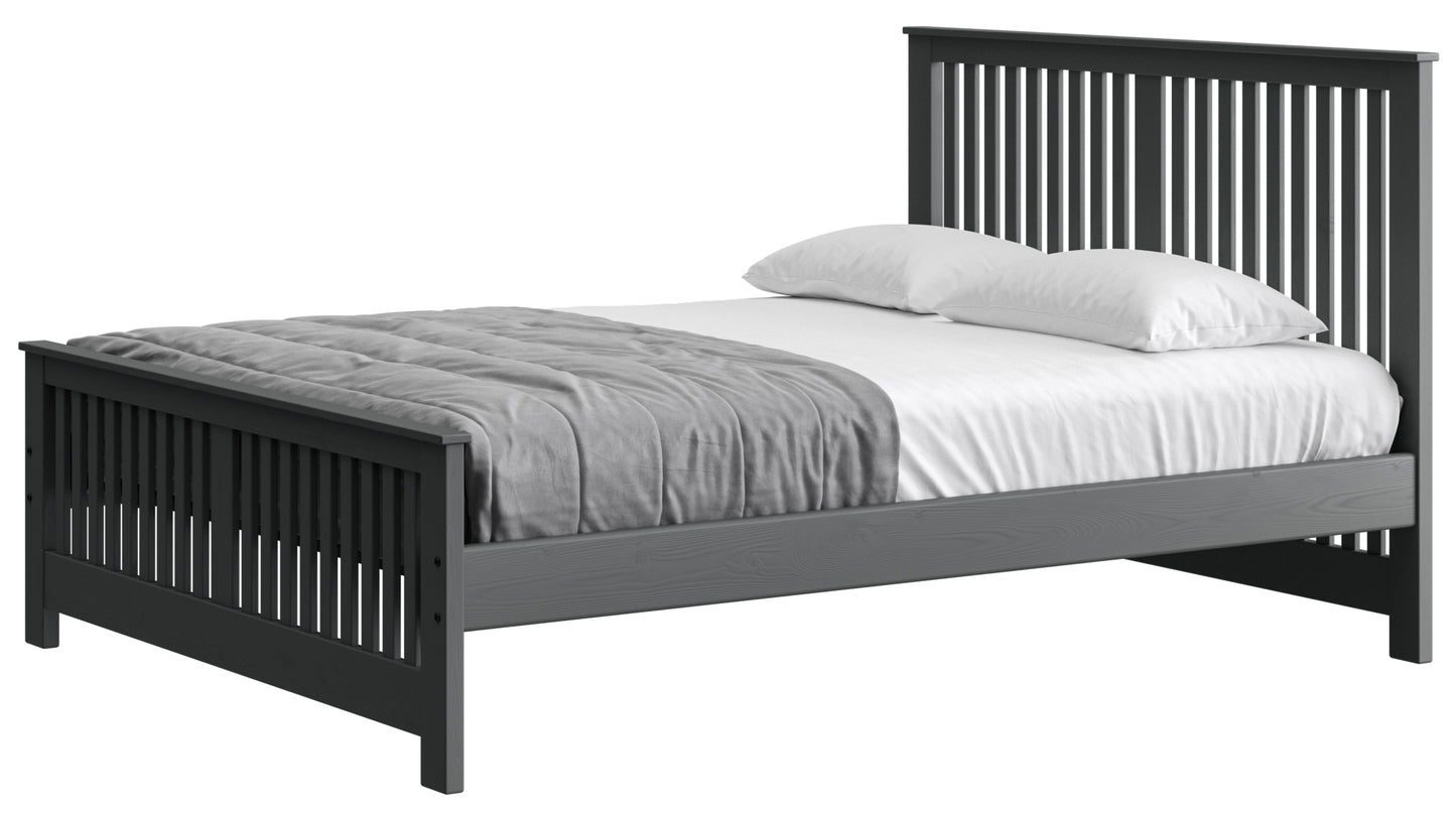 Shaker Bed 44" Headboard & 22"Footboard