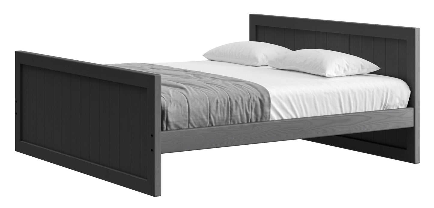 Panel Bed 37"Headboard & 29" Footboard