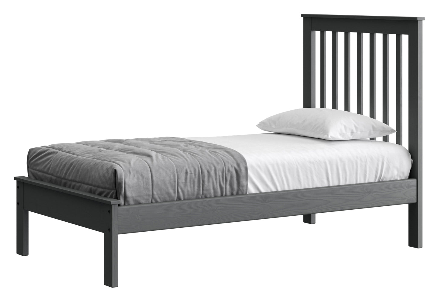 Mission Bed 44" Headboard & 17" Footboard