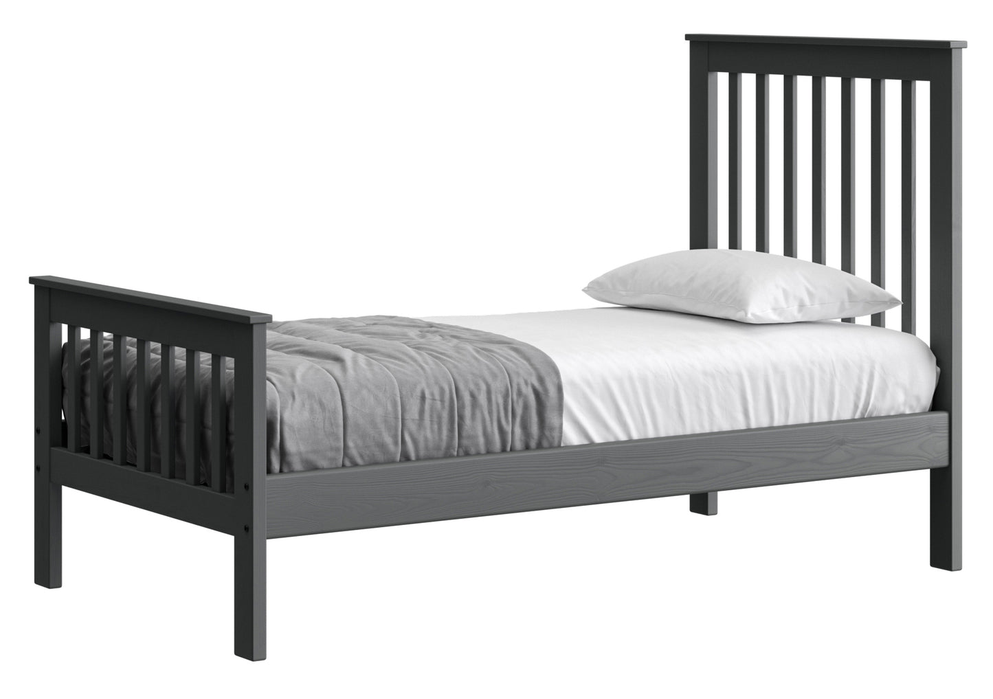 Mission Bed 44" Headboard & 29" Footboard