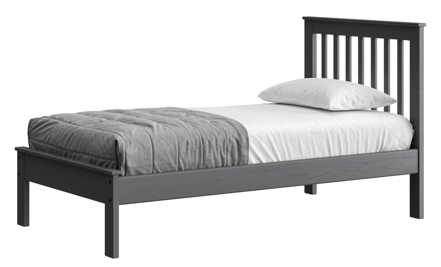 Mission Bed 36" Headboard & 17" Footboard