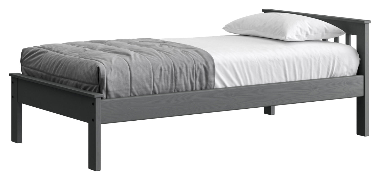 Mission Bed 29" Headboard & 17" Footboard