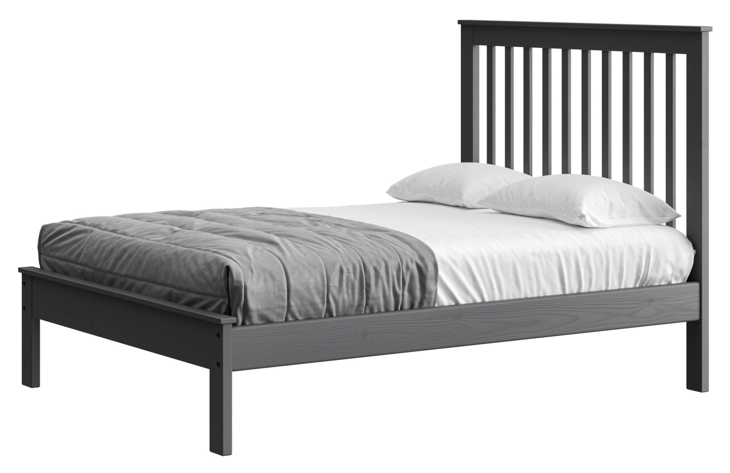 Mission Bed 44" Headboard & 17" Footboard