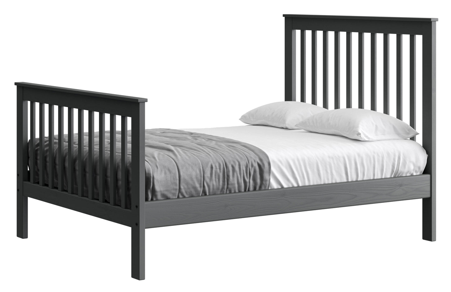 Mission Bed 44" Headboard & 29" Footboard