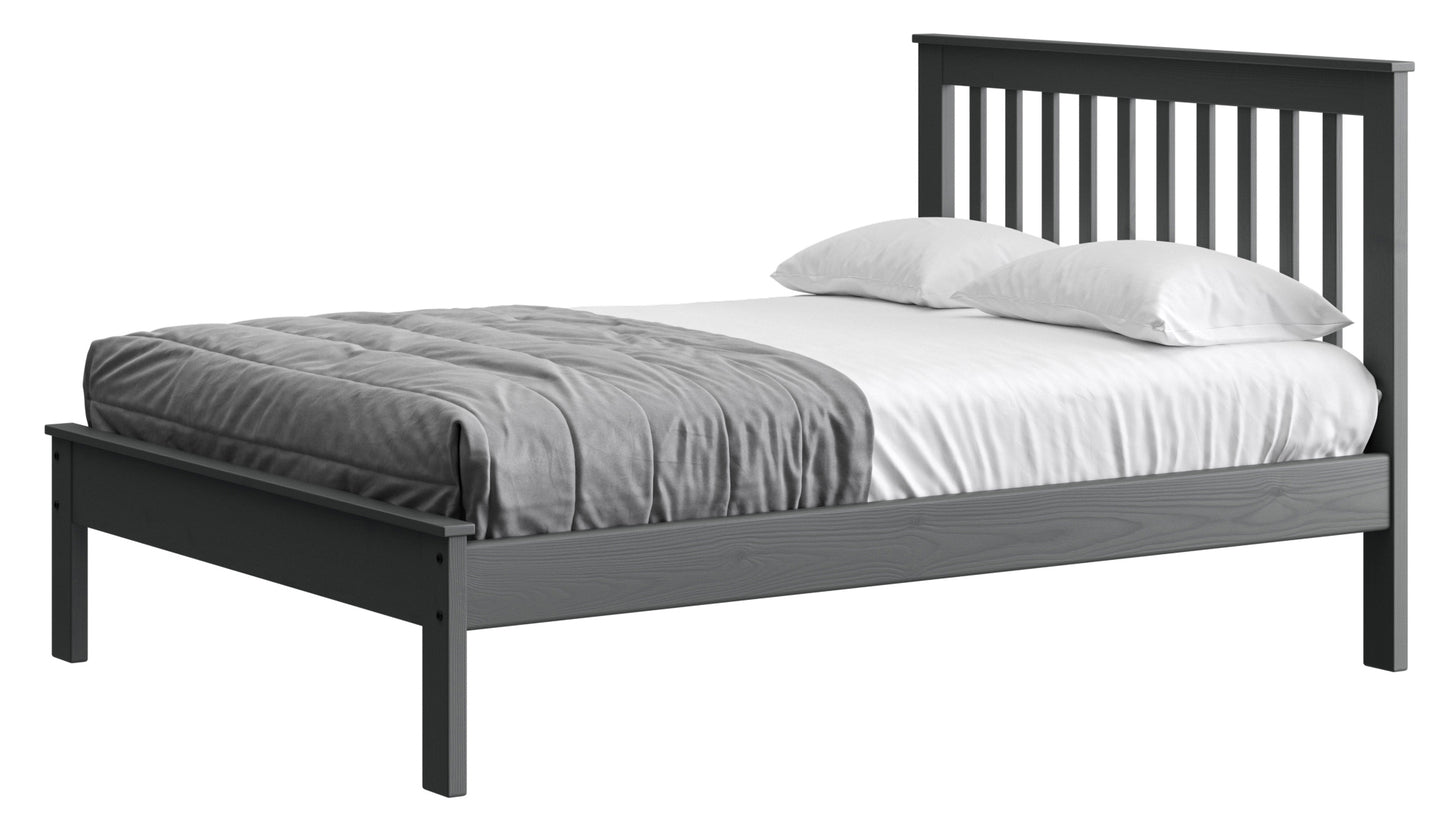 Mission Bed 36" Headboard & 17" Footboard