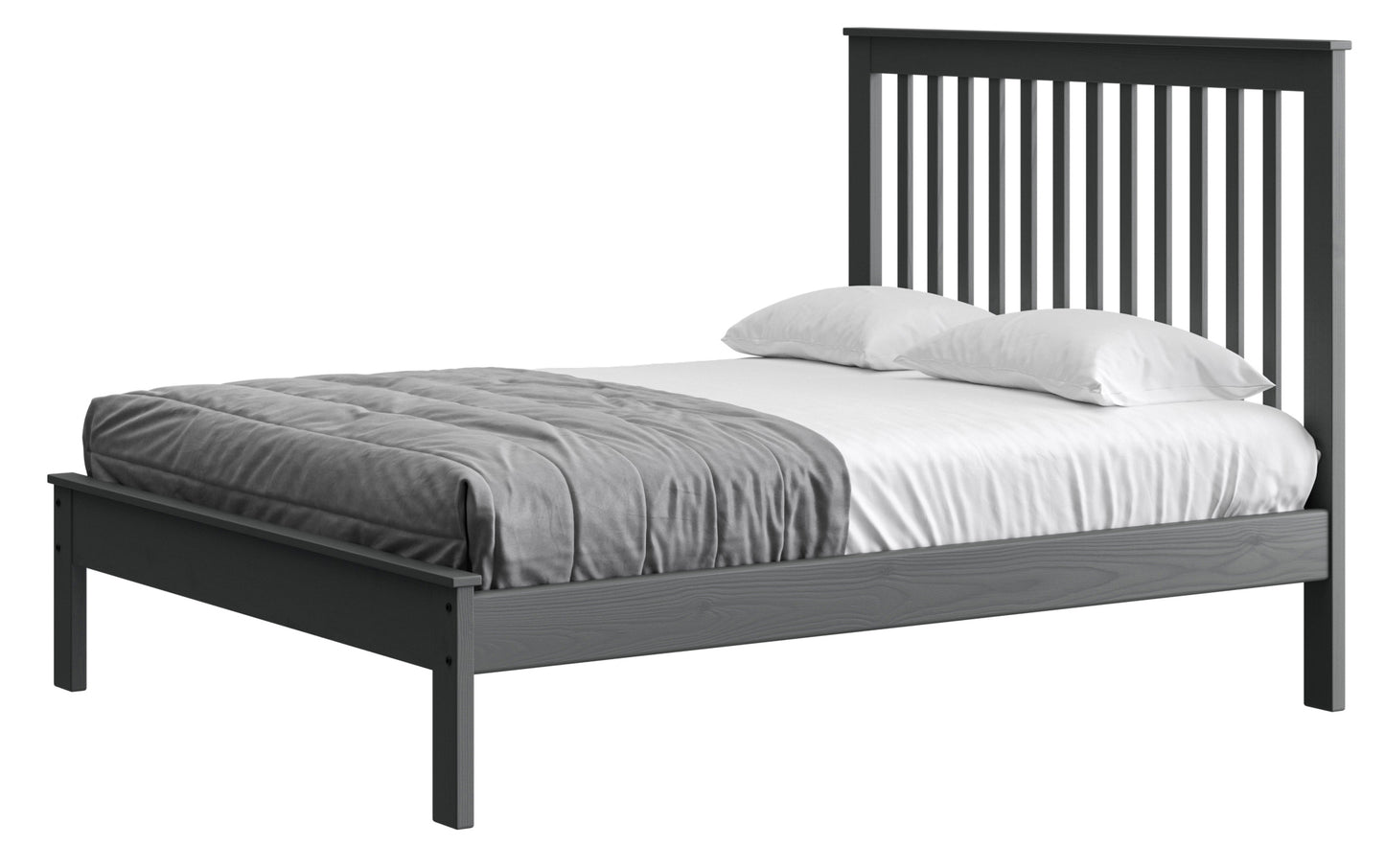 Mission Bed 44" Headboard & 17" Footboard