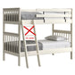 Mission Bunk Bed - Twin over Twin