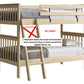 Mission Bunk Bed - Twin over Twin