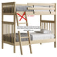 Mission Bunk Bed - Twin over Twin