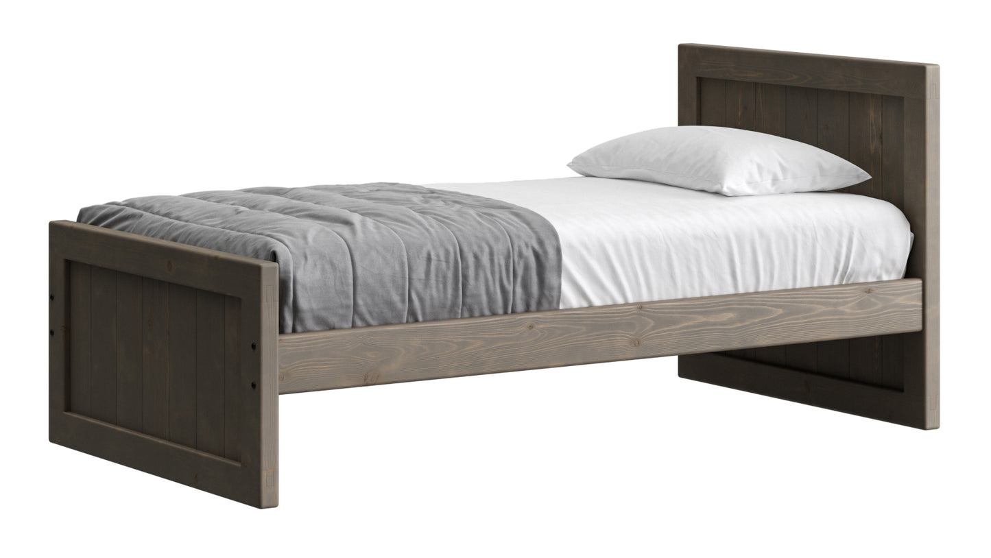 Panel Bed 37" Headboard & 22" Footboard