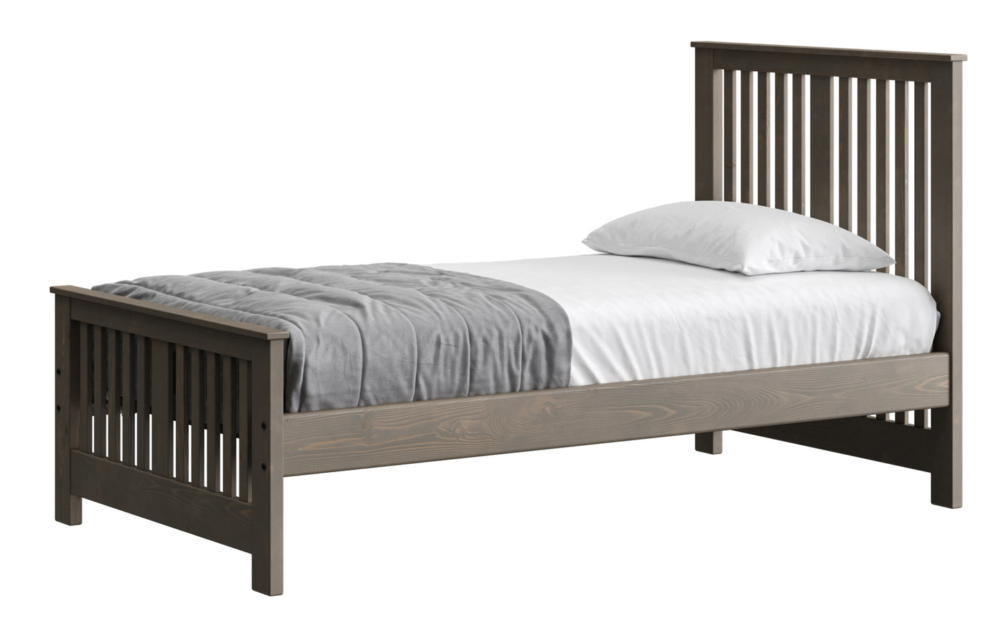 Shaker Bed 44" Headboard & 22"Footboard