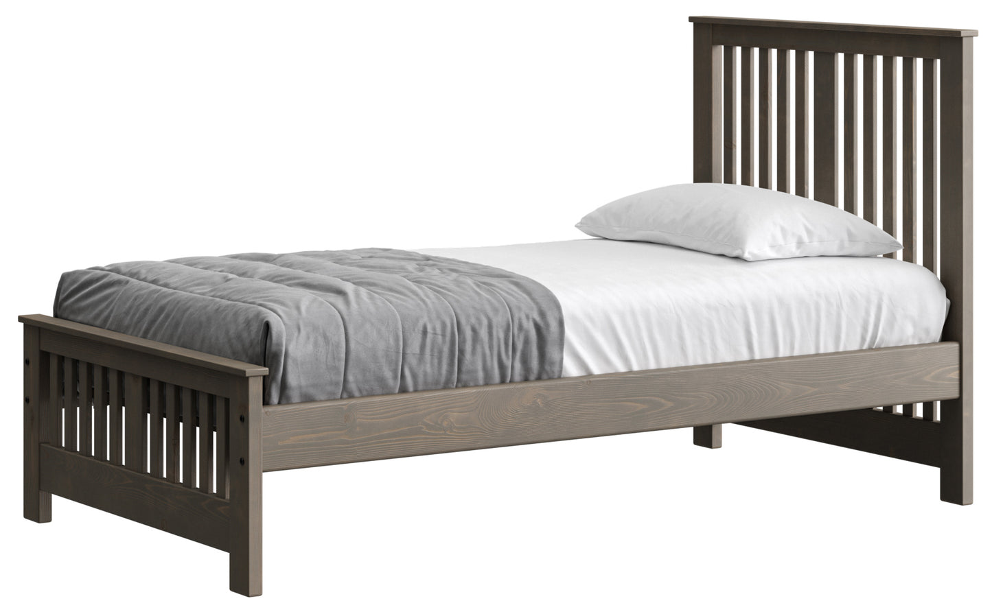 Shaker Bed 44" Headboard & 18"Footboard