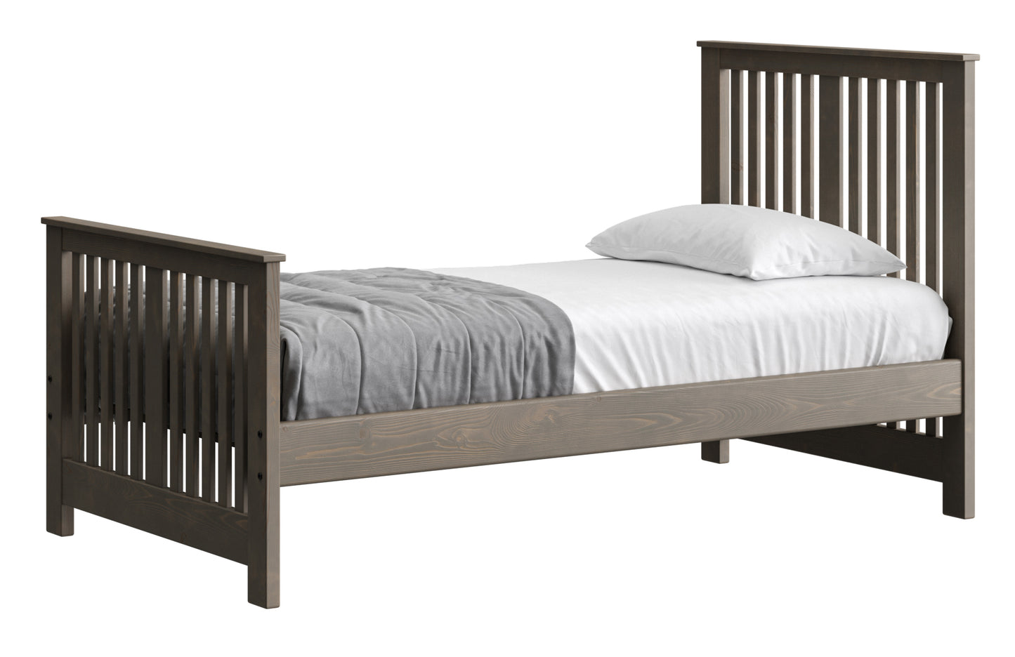 Shaker Bed 44" Headboard & 29"Footboard