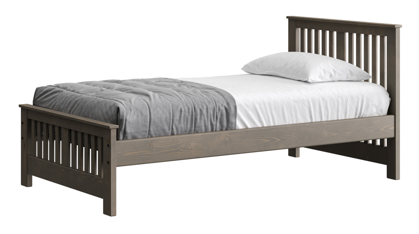 Shaker Bed 36" Headboard & 18"Footboard