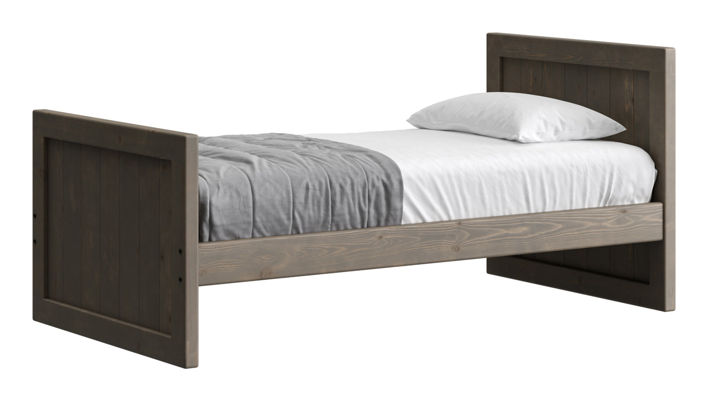 Panel Bed 37"Headboard & 29" Footboard