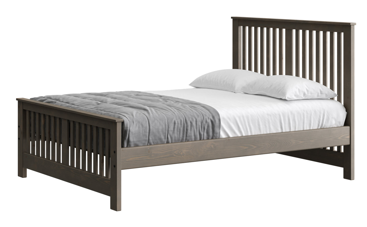 Shaker Bed 44" Headboard & 22"Footboard