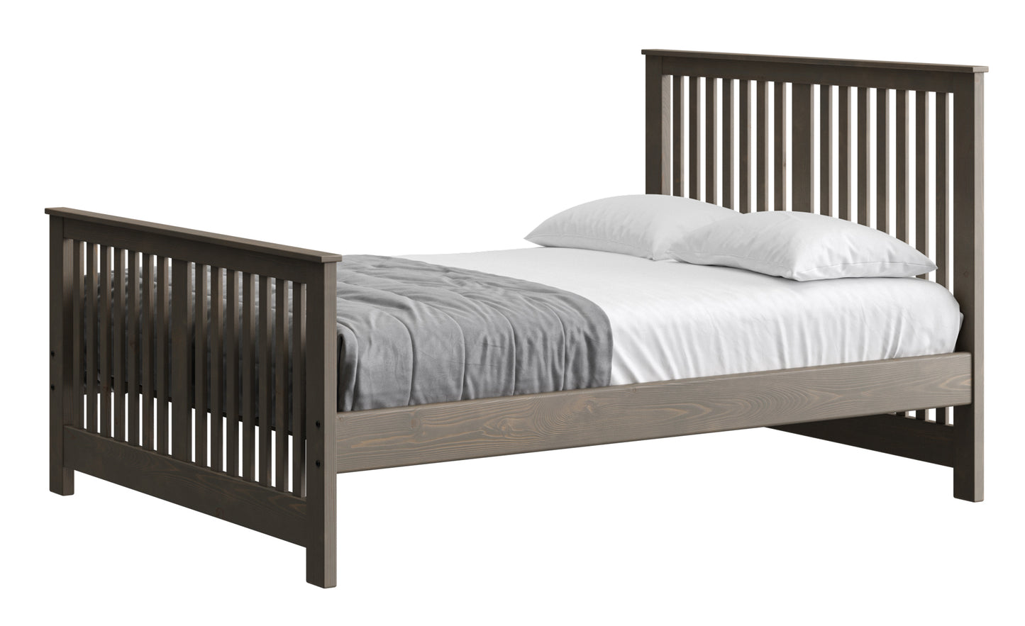 Shaker Bed 44" Headboard & 29"Footboard