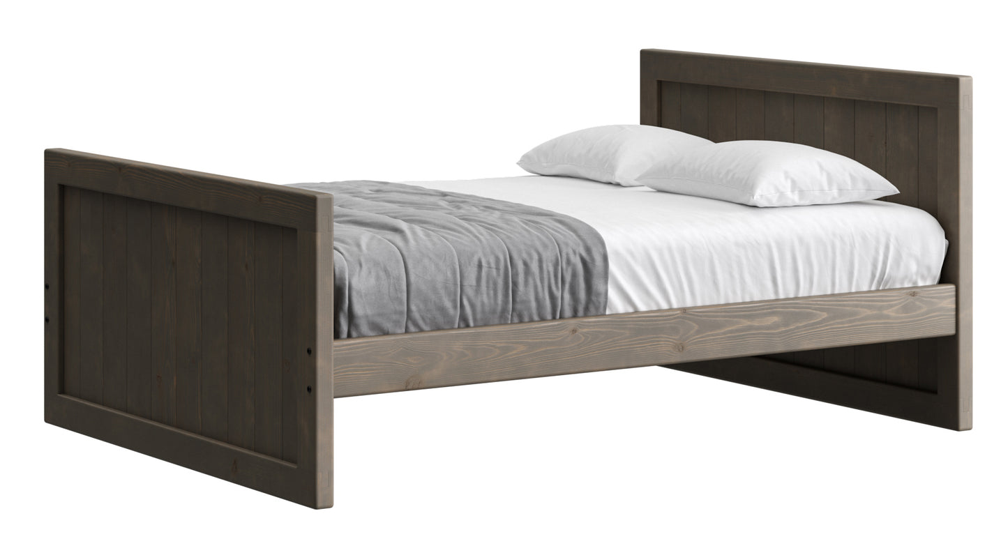 Panel Bed 37"Headboard & 29" Footboard