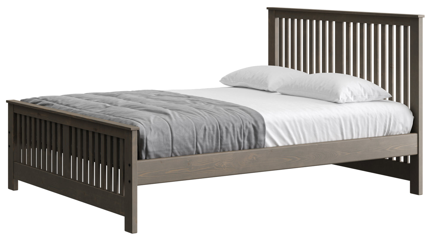 Shaker Bed 44" Headboard & 22"Footboard