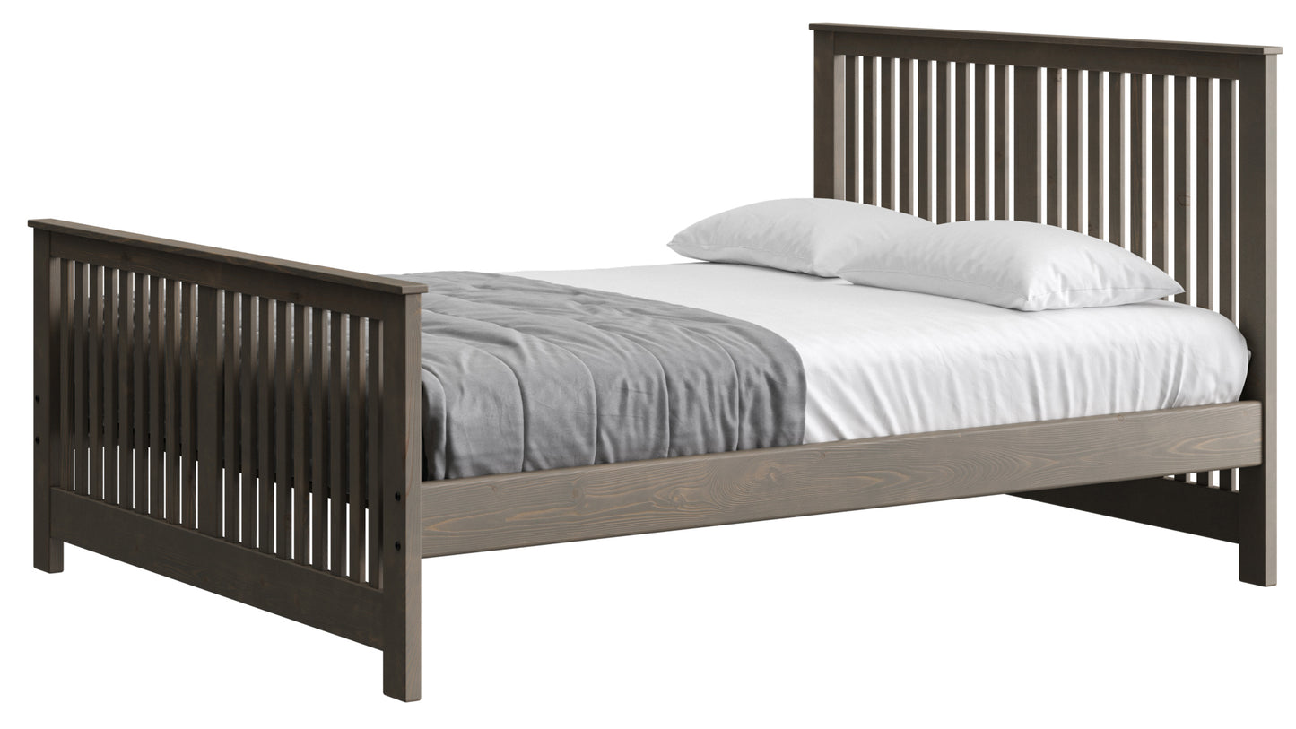 Shaker Bed 44" Headboard & 29"Footboard