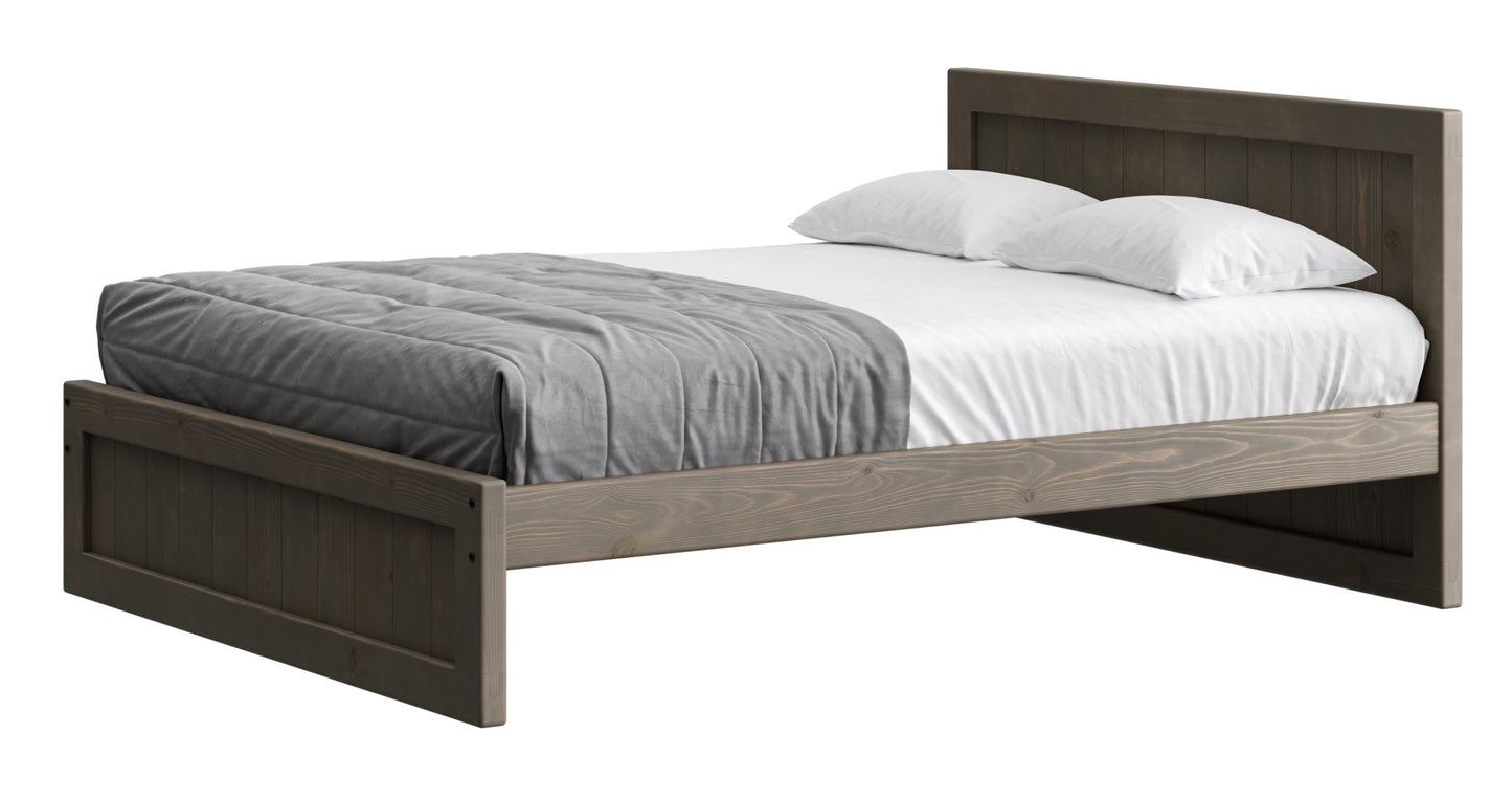 Panel Bed 37"Headboard & 16" Footboard