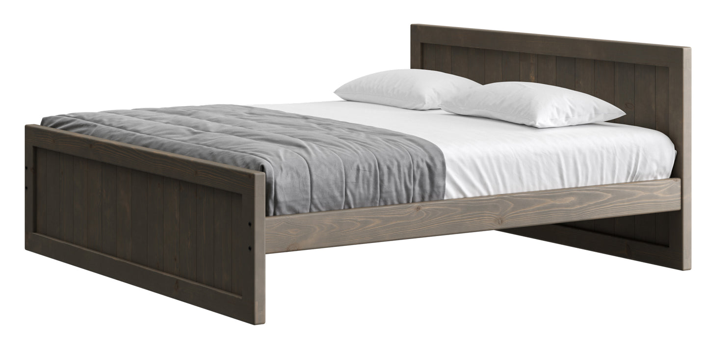 Panel Bed 37" Headboard & 22" Footboard