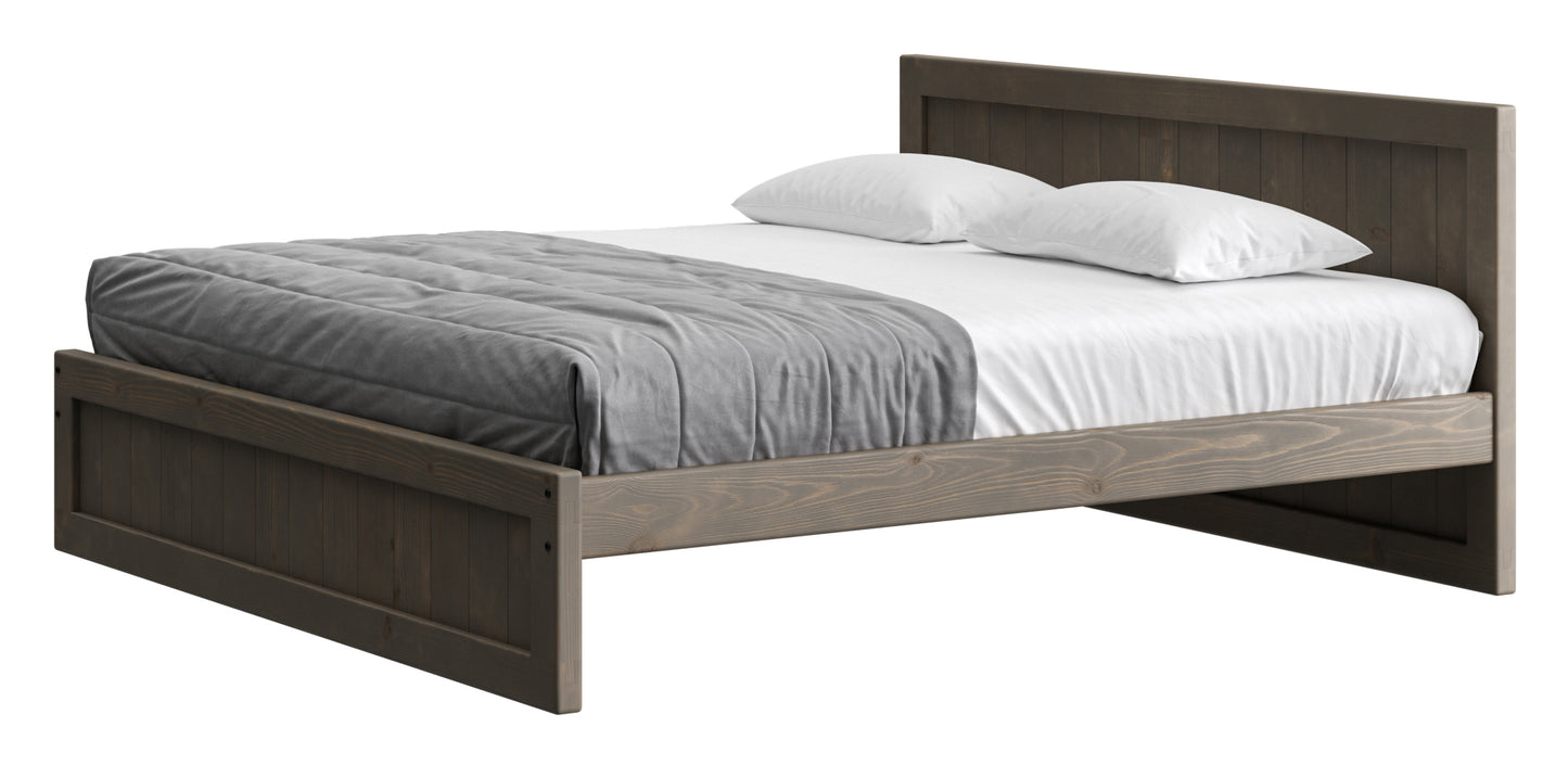 Panel Bed 37"Headboard & 16" Footboard