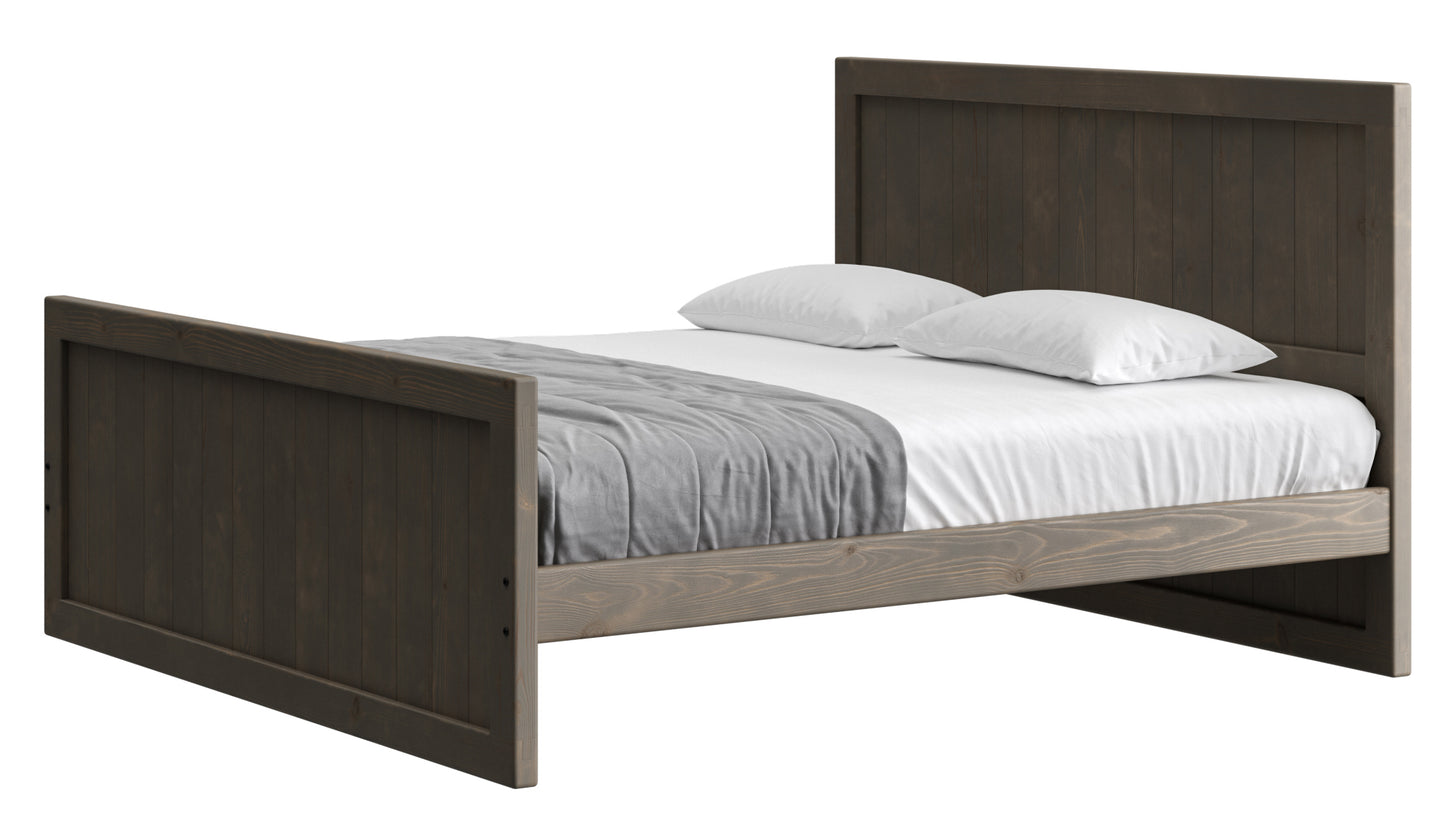 Panel Bed 48"Headboard & 29" Footboard