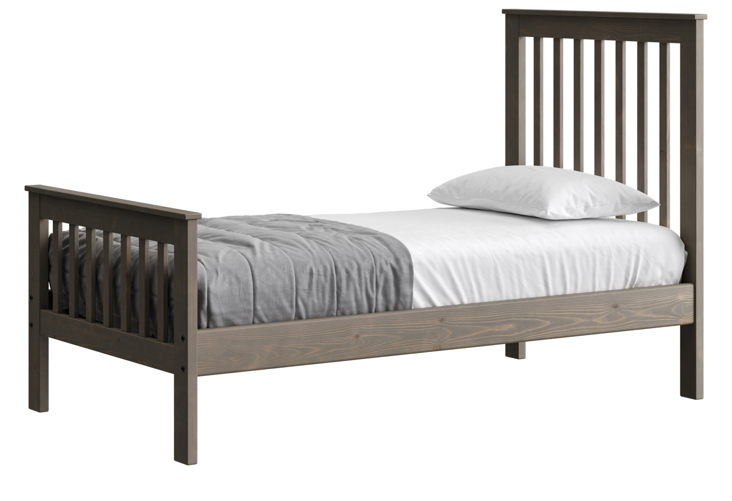 Mission Bed 44" Headboard & 29" Footboard