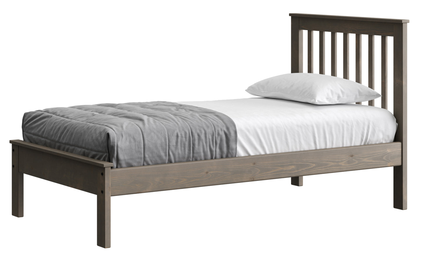 Mission Bed 36" Headboard & 17" Footboard