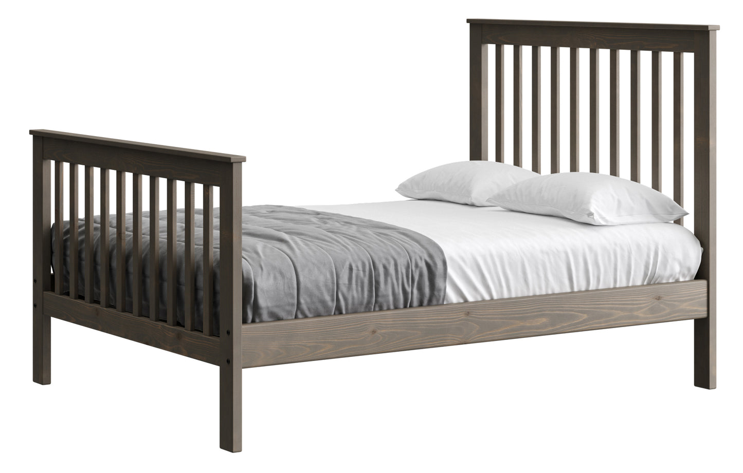 Mission Bed 44" Headboard & 29" Footboard