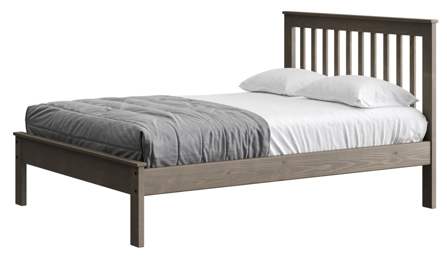 Mission Bed 36" Headboard & 17" Footboard