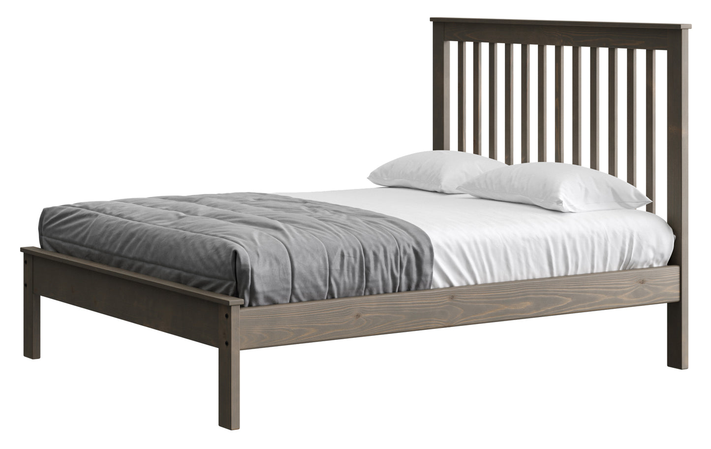 Mission Bed 44" Headboard & 17" Footboard