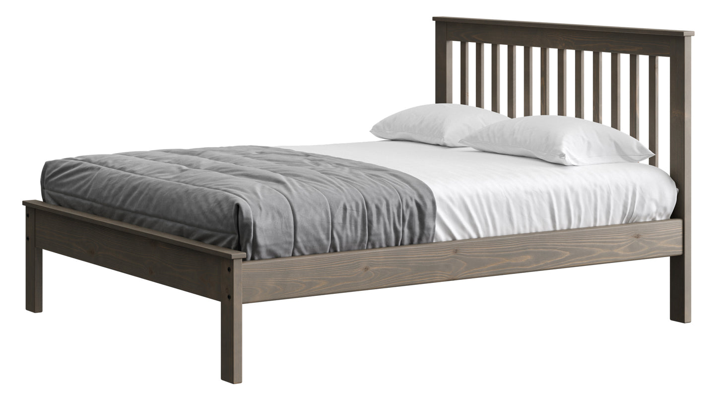 Mission Bed 36" Headboard & 17" Footboard