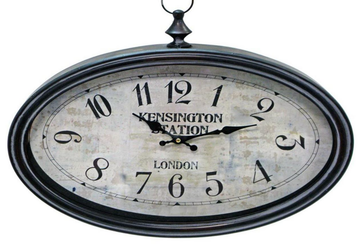 SPLASH - HH376 OVAL CLOCK-KENSINGTON STATION