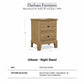 Urbane 2 Drawer Night Stand