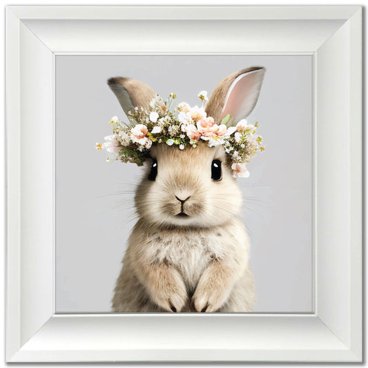 TWH3496 - BUNNY IN FLORAL BOUQUET