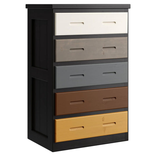 Multi-colour 5 Drawer Chest