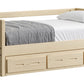 Panel Day Bed Twin W/ Drawers or Trundle