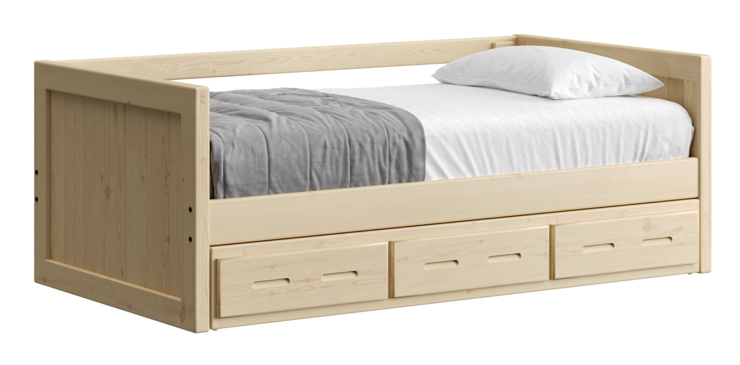 Panel Day Bed Twin W/ Drawers or Trundle