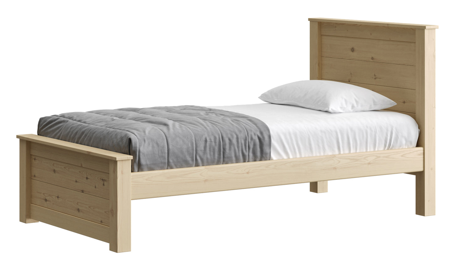 HarvestRoots Bed 43" Headboard & 19" Footboard