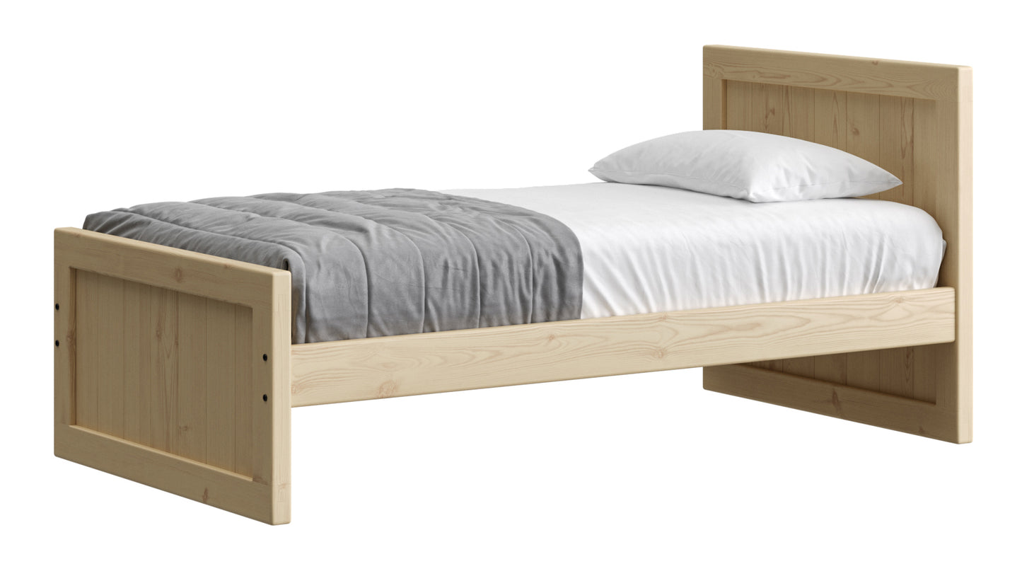 Panel Bed 37" Headboard & 22" Footboard