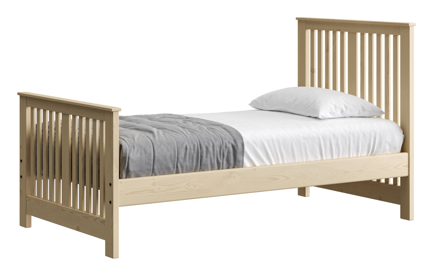 Shaker Bed 44" Headboard & 29"Footboard