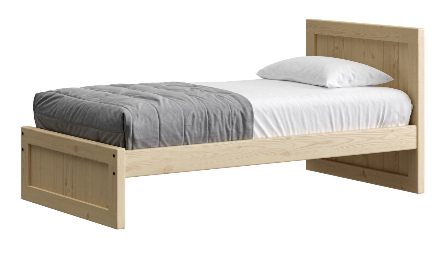 Panel Bed 37"Headboard & 16" Footboard