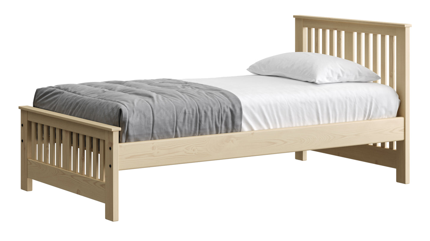 Shaker Bed 36" Headboard & 18"Footboard