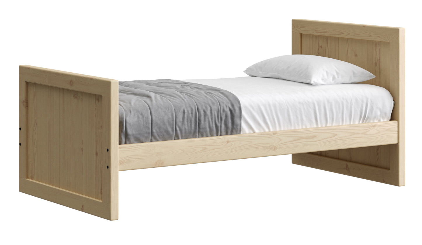 Panel Bed 37"Headboard & 29" Footboard